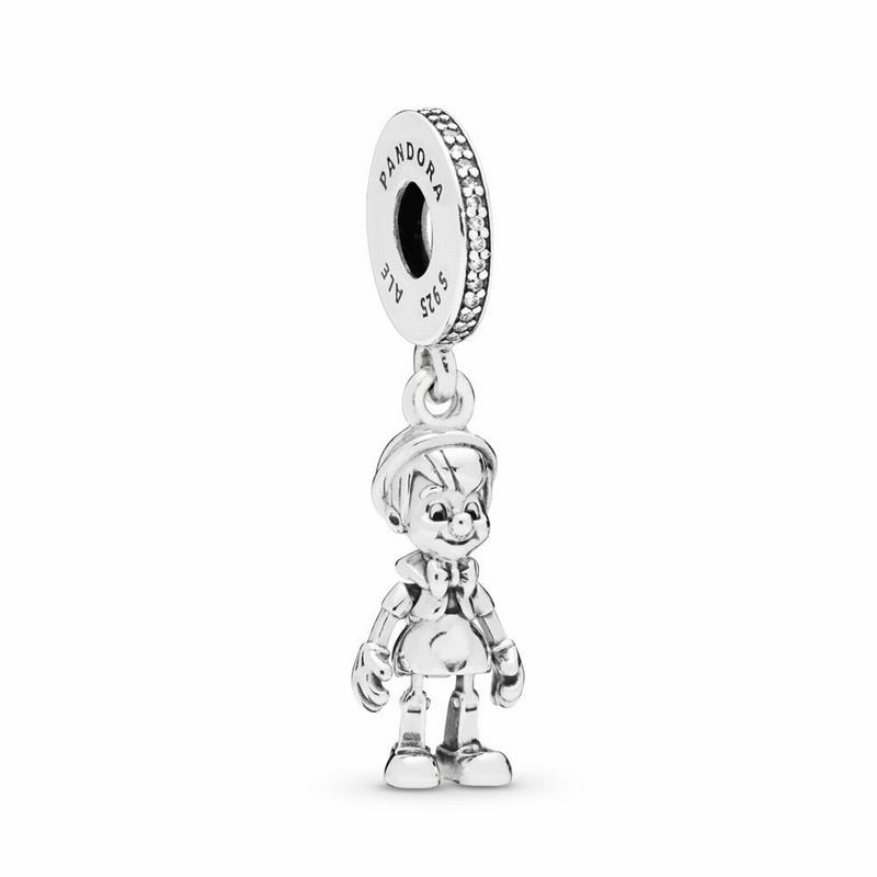 Pandora Disney Pinocchio Dangle Charm Online NZ, Sterling Silver (248706-GTV)